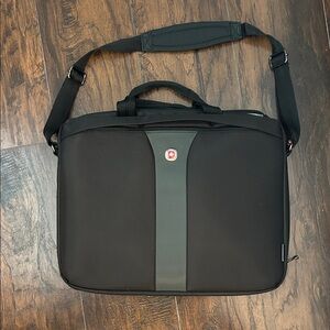 Wenger Black and Gray Laptop Bag
